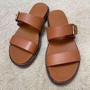 Madewell Dee Double Strap Slide Sandal Sz 8